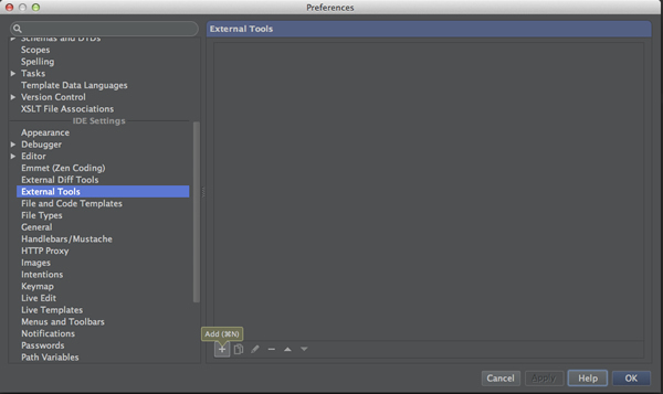 PhpStormからCakePHPをGrunt.jsで起動する