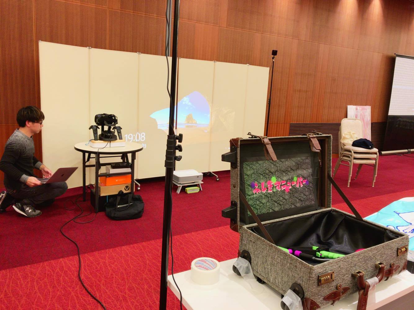 UnityとHTC VIVE/Trackerを使ってスプラトゥーンっぽいインタラクティブコンテンツを作った話
